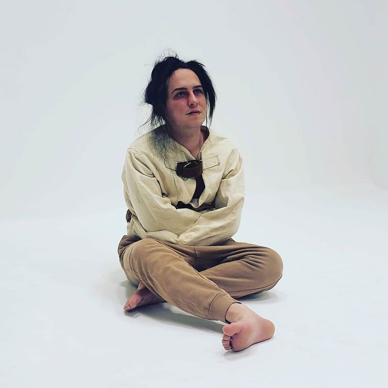 Photograph: J-Reds Video Shoot - Behind the scenes press photo - What Normal Is - White Room Straight Jacket
